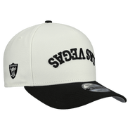 New Era Men's New Era  Cream Las Vegas Raiders Upside Down 9FIFTY A-Frame Snapback Hat