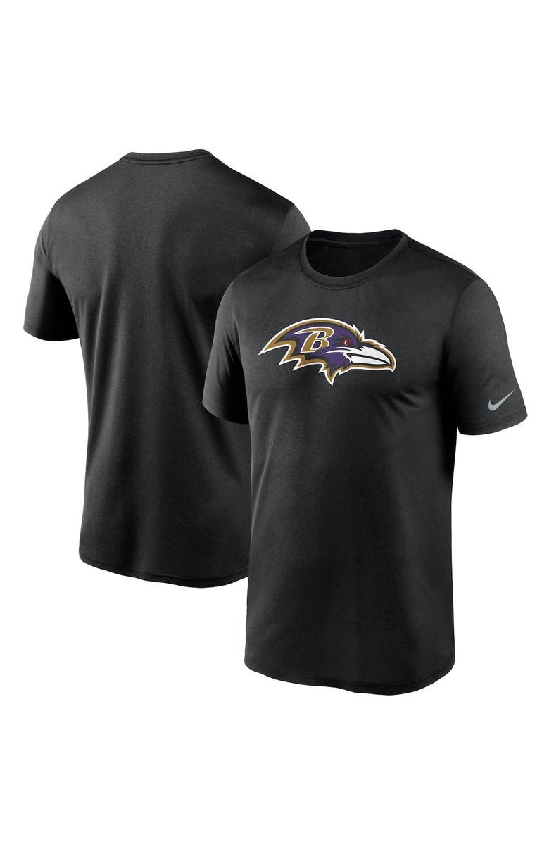 Nike Men's Nike Black Baltimore Ravens Logo Essential Legend Performance T-Shirt, Main, color, Black