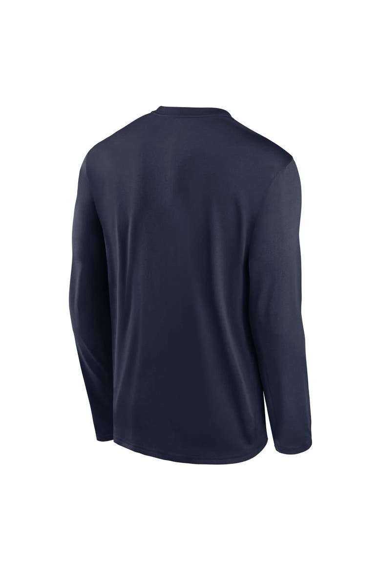 Men's Nike Navy Dallas Cowboys Icon Legend Performance Long Sleeve T-Shirt, Alternate, color, Navy
