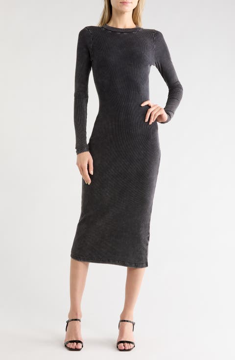 Dax Long Sleeve Midi Dress