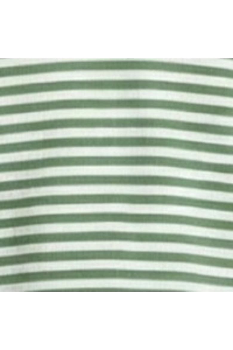Milton Striped Polo Shirt, Alternate, color, Sage & Cream
