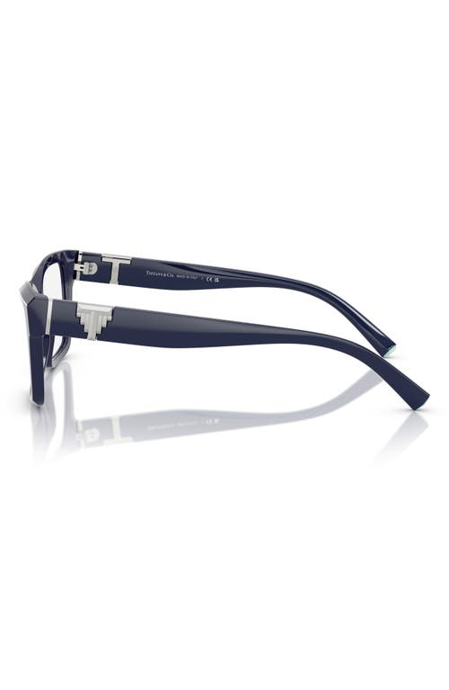 Tiffany & Co . 54mm Square Optical Glasses In Blue