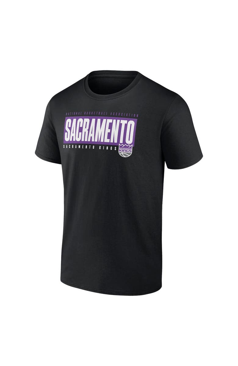 FANATICS Men's Fanatics Branded Black Sacramento Kings Box Out T-Shirt, Alternate, color, Black