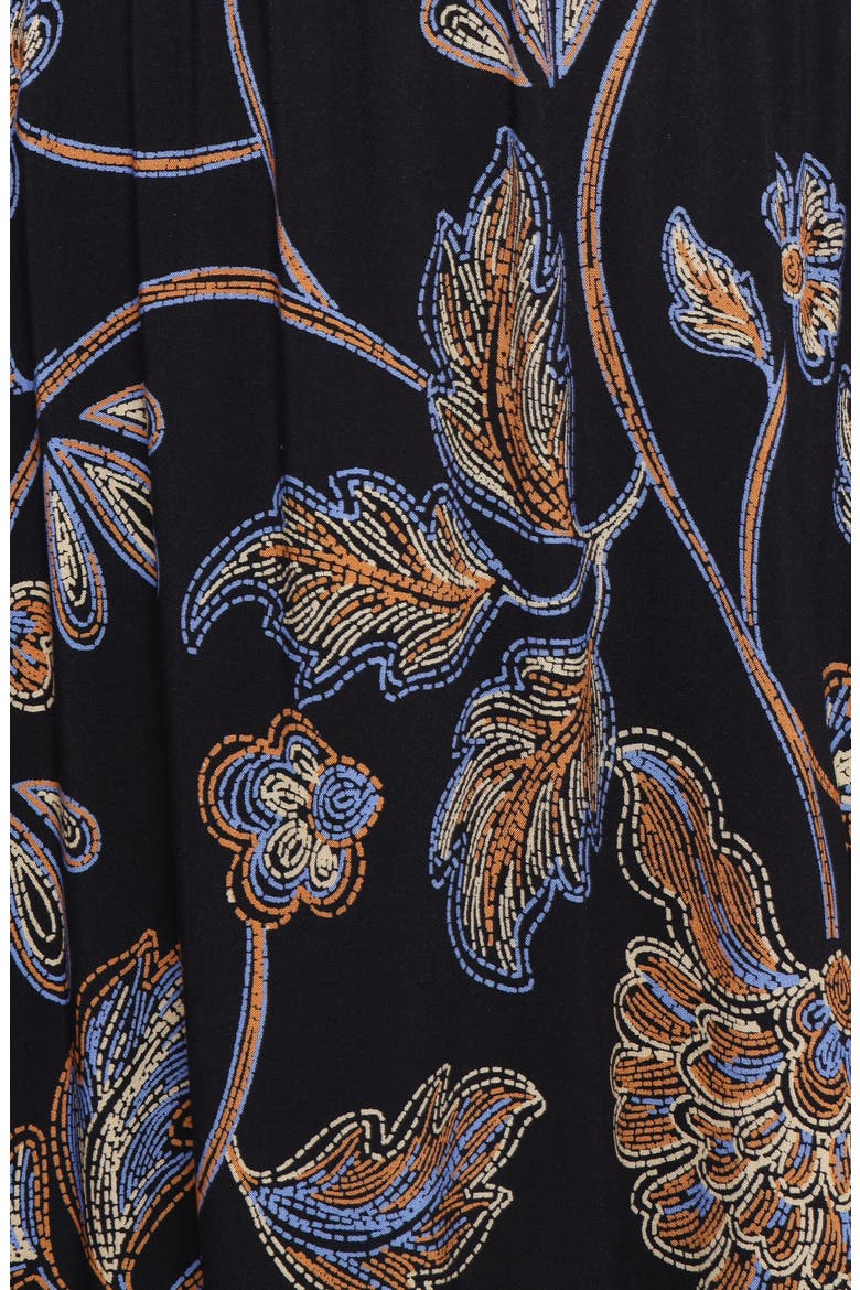Loveen Print Maxi Dress, Alternate, color, BLACK FLORAL