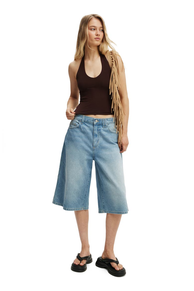 Women's All Day V-Neck Halter, Alternate, color, Dark Oak