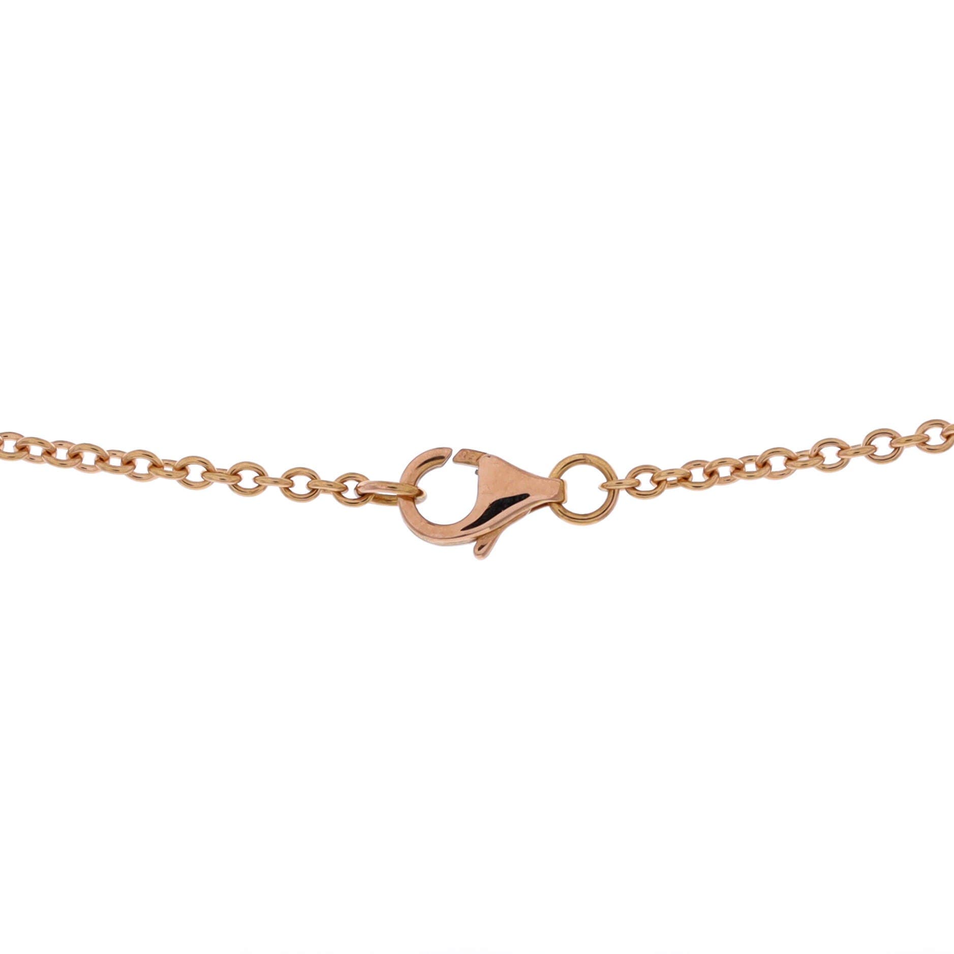 Love Interlocking Necklace 18K Rose Gold, Alternate, color, Metallic Gold