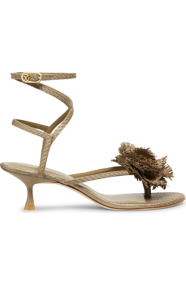 Stuart Weitzman Belize 50 Sandal, Alternate, color, Khaki