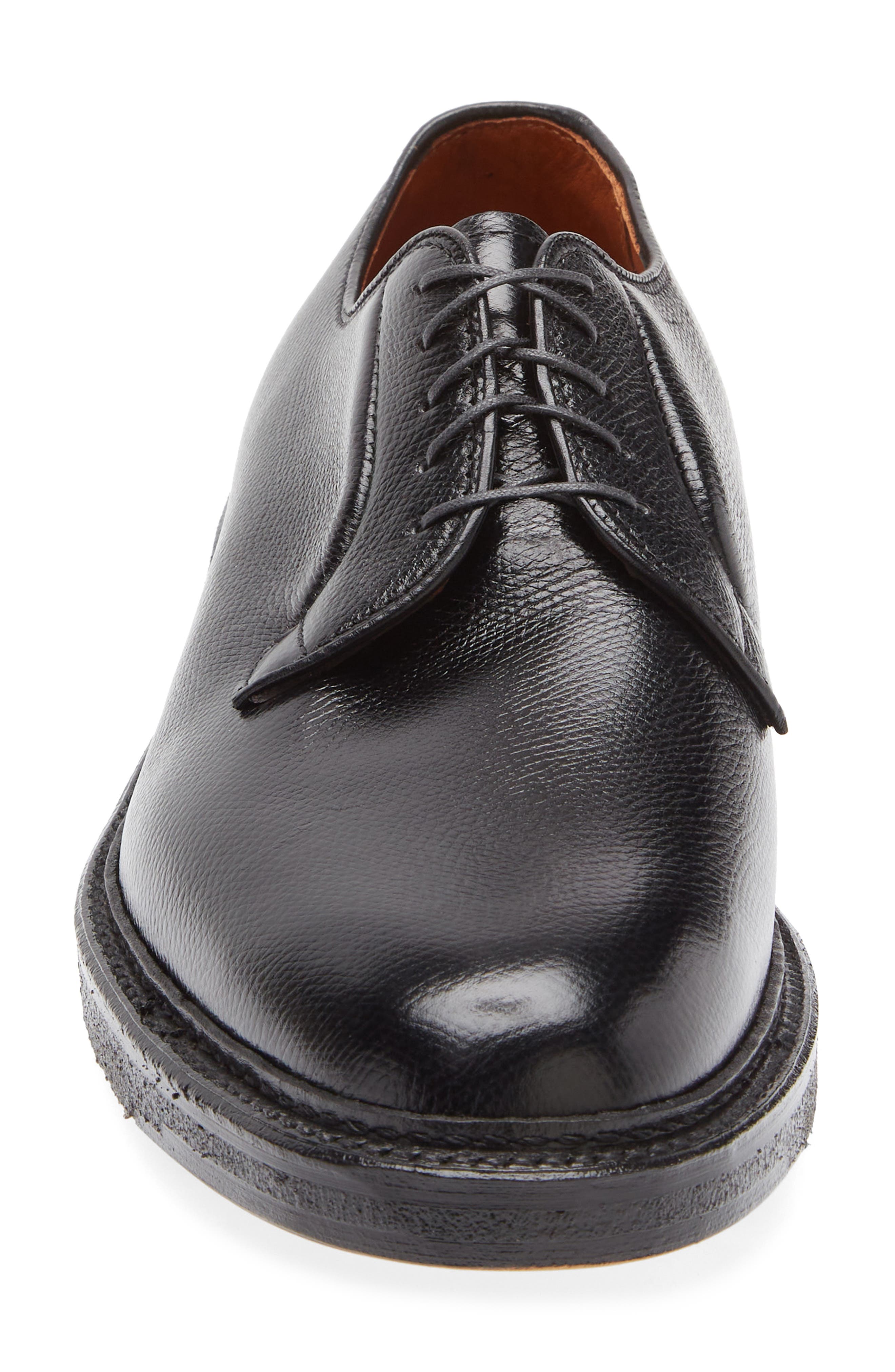 Alden All Weather Plain Toe Derby, Alternate, color, Black