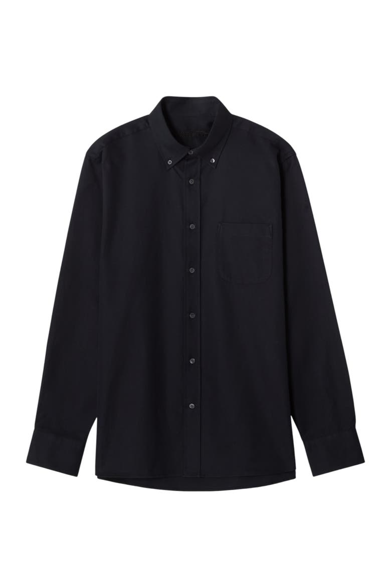 Harrison Button Down Pique Shirt, Alternate, color, Black