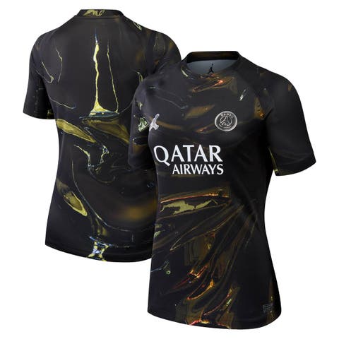 Women's Jordan Brand Black Paris Saint-Germain 2025/26 Fifth Stadium Replica Jersey