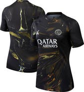 Jordan Brand Women's Jordan Brand Black Paris Saint-Germain 2025/26 Fifth Stadium Replica Jersey