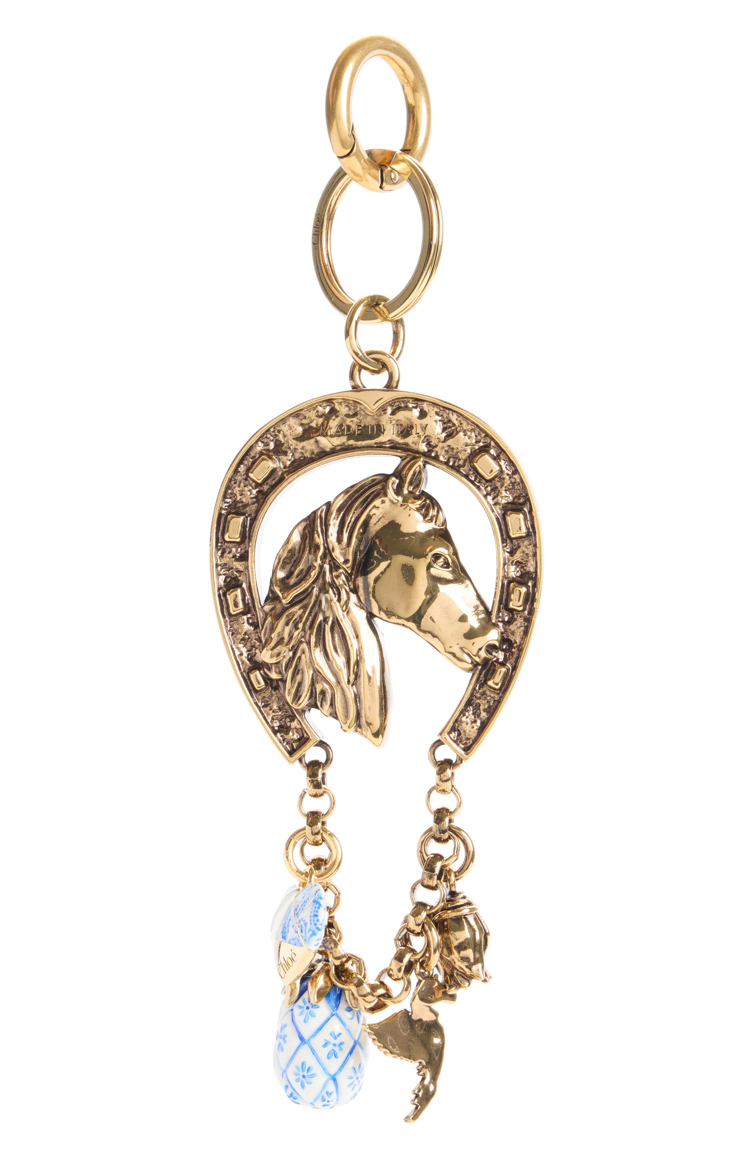 Symbols Bag Charm, Alternate, color, GOLD COLOR