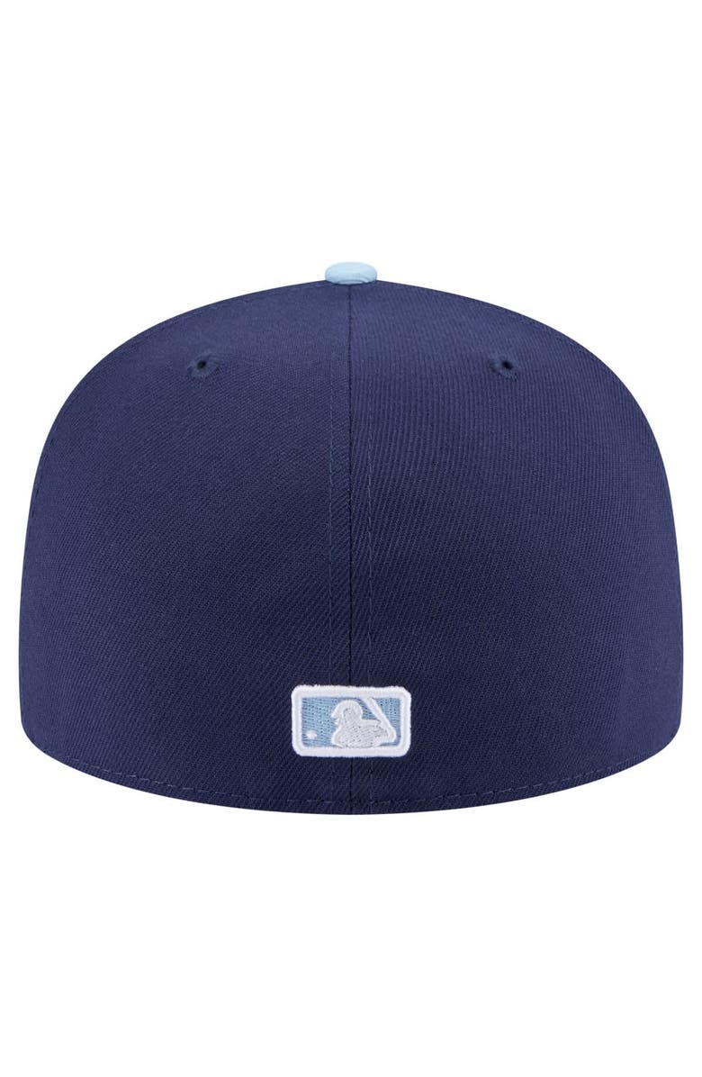 New Era Men's New Era Navy/Light Blue Los Angeles Angels Color Pack Two-Tone 59FIFTY Fitted Hat, Alternate, color, 