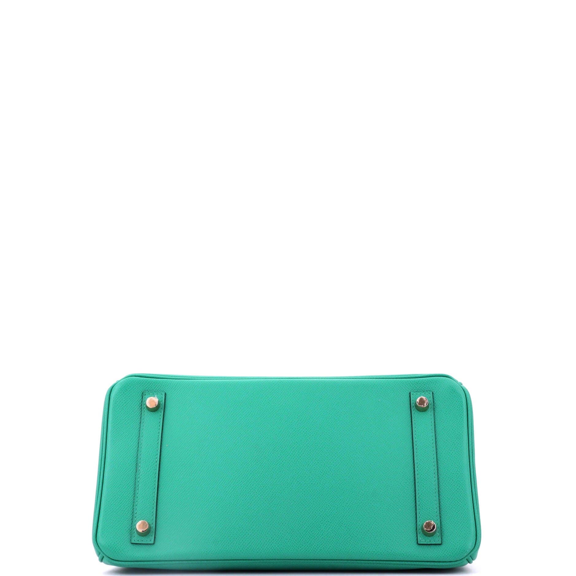 Pre-Owned Hermes Birkin Handbag Green Epsom with Gold Hardware 30, Alternate, color, Vert Verone