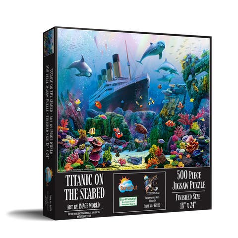 Titanic on the Sea Bed 500 piece Jigsaw Puzzle for Adults