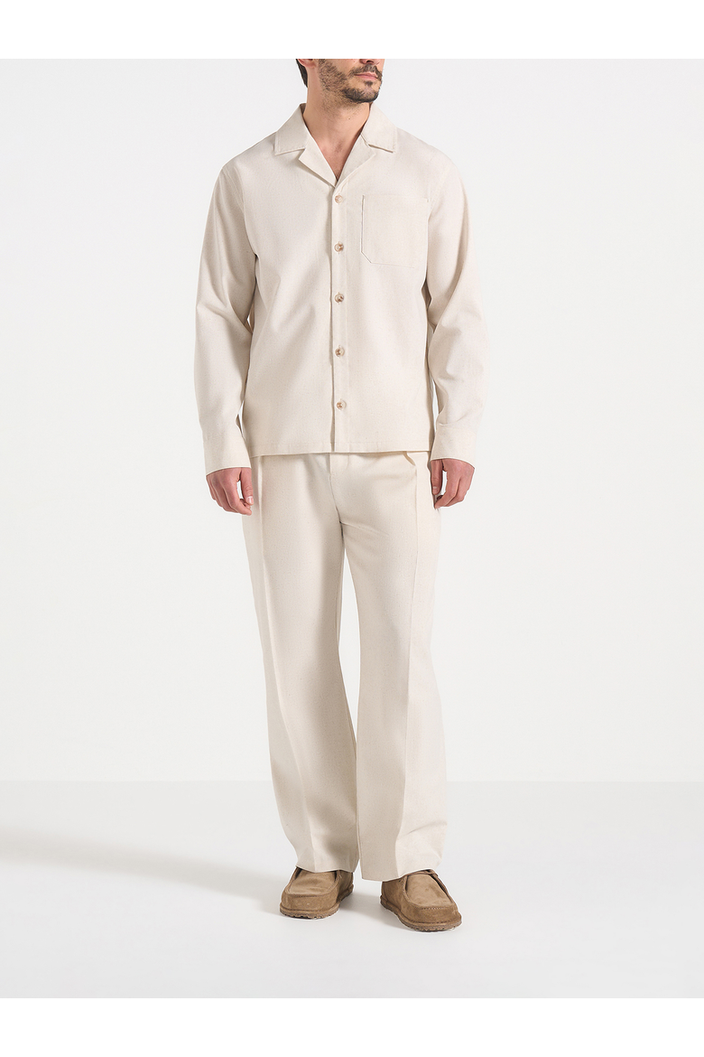 Constant Linen Overshirt, Main, color, Natural