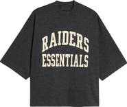 Fear of God Essentials Raiders Merch Oversize Cotton Graphic T-Shirt