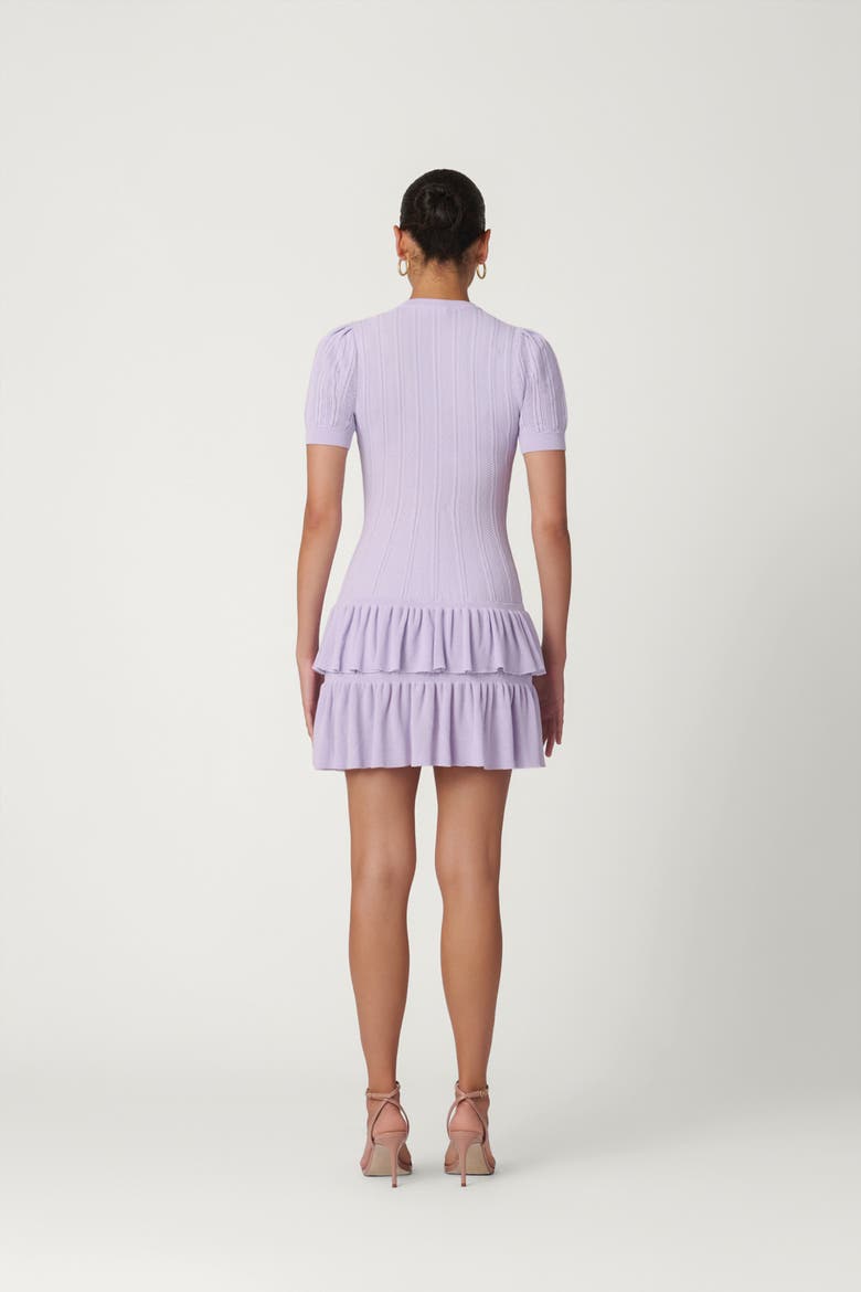 Pointelle Knit Sloan Dress, Alternate, color, Lilac