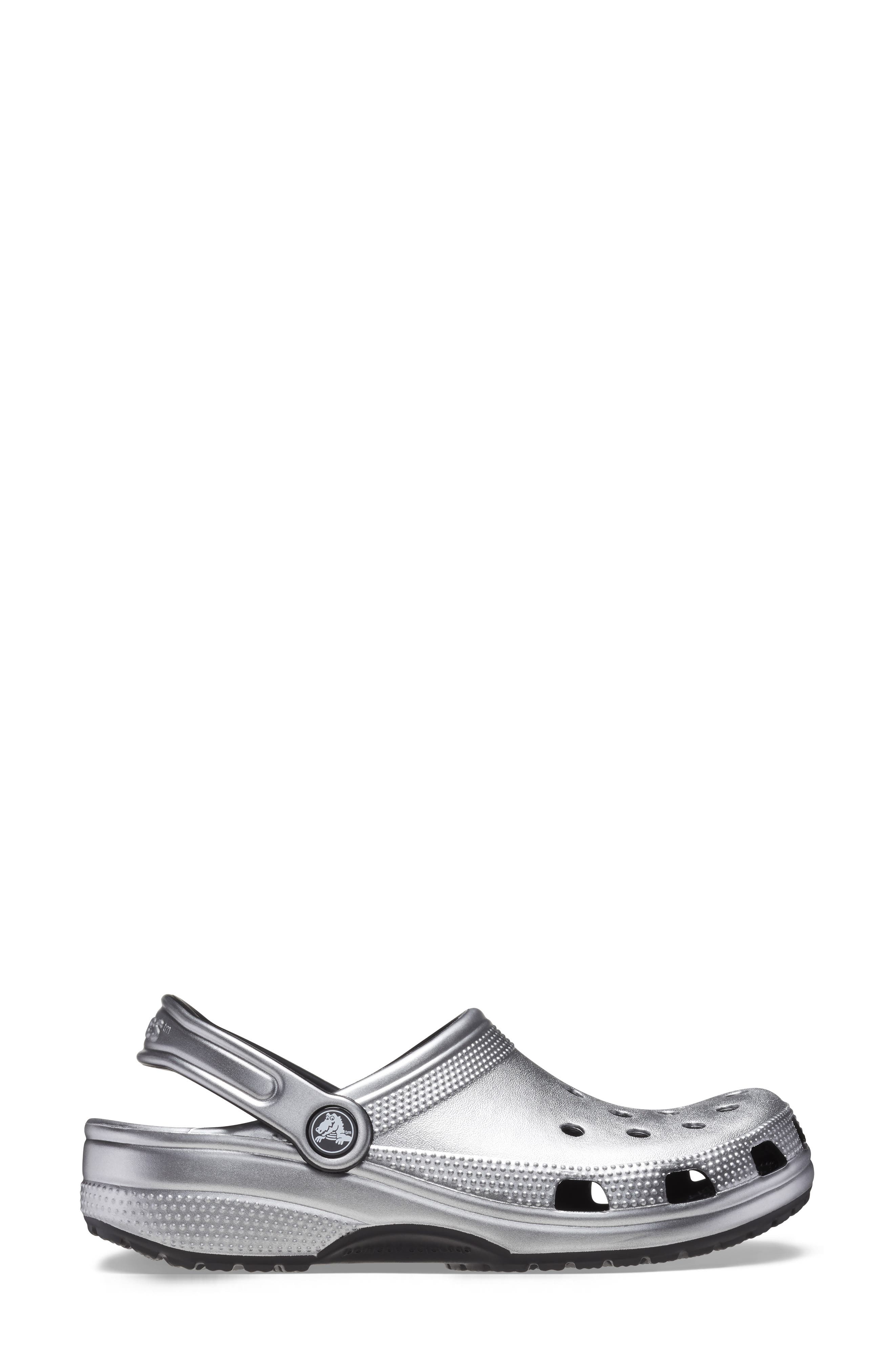CROCS Metallic Classic Clog, Alternate, color, 