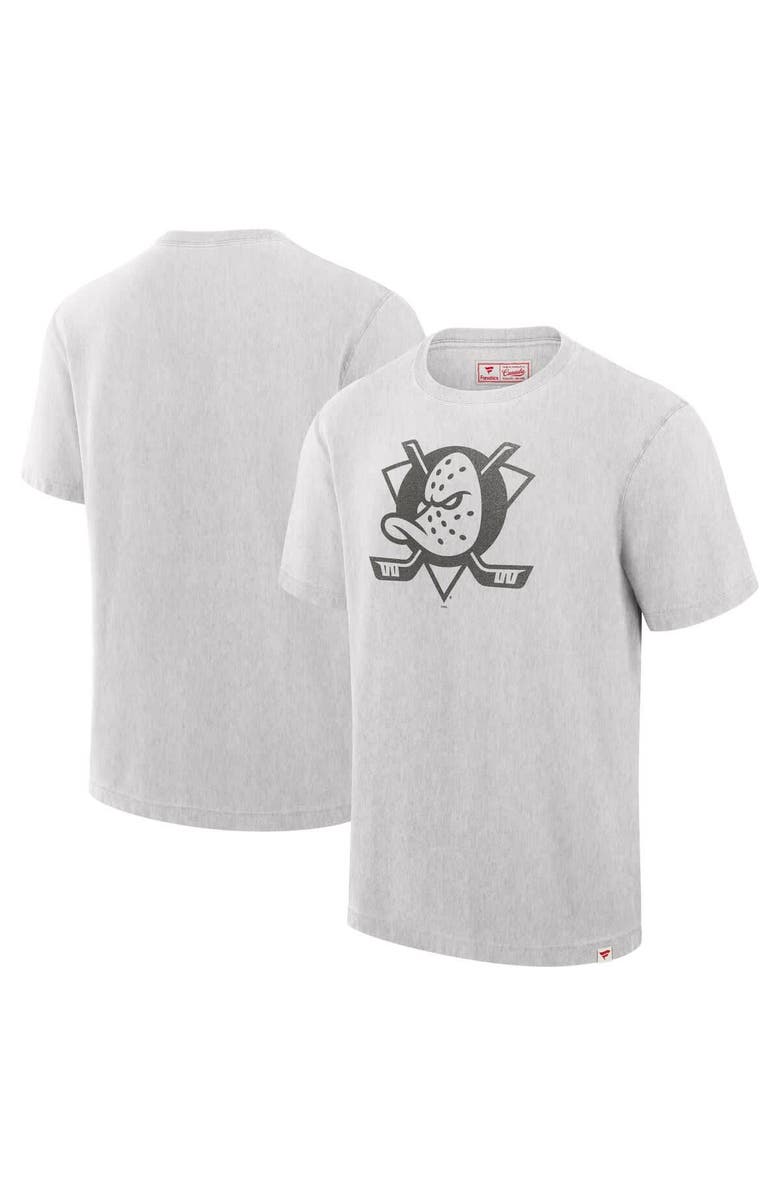 FANATICS Men's Fanatics Cream Anaheim Ducks Made in Canada T-Shirt, Alternate, color, Cream
