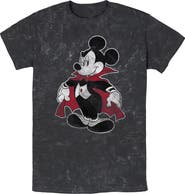 Mickey & Friends Mens Mickey & Friends Halloween Retro Vampire T Shirt