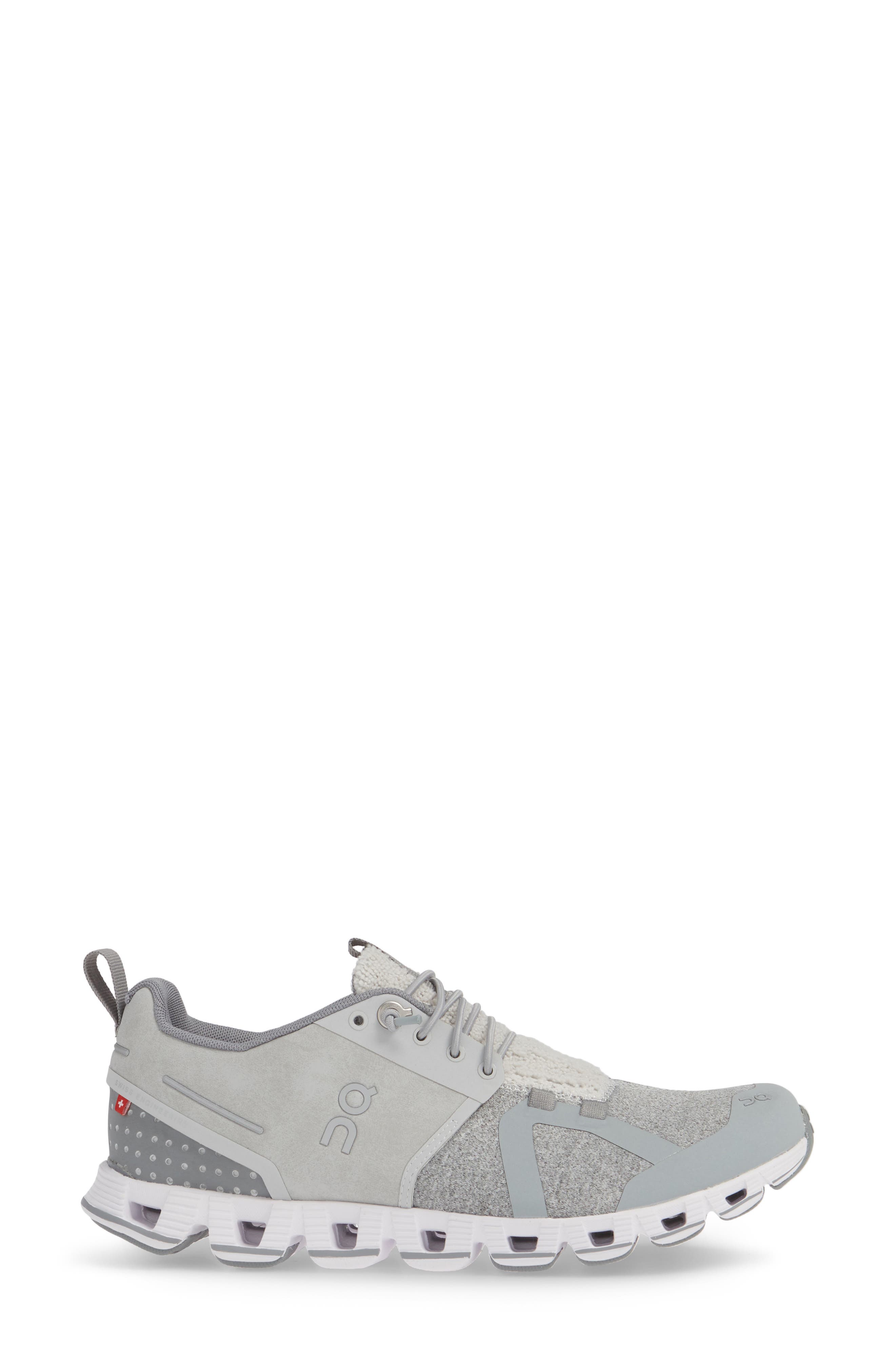 Cloudterry Sneaker - Women, Alternate, color, SILVER