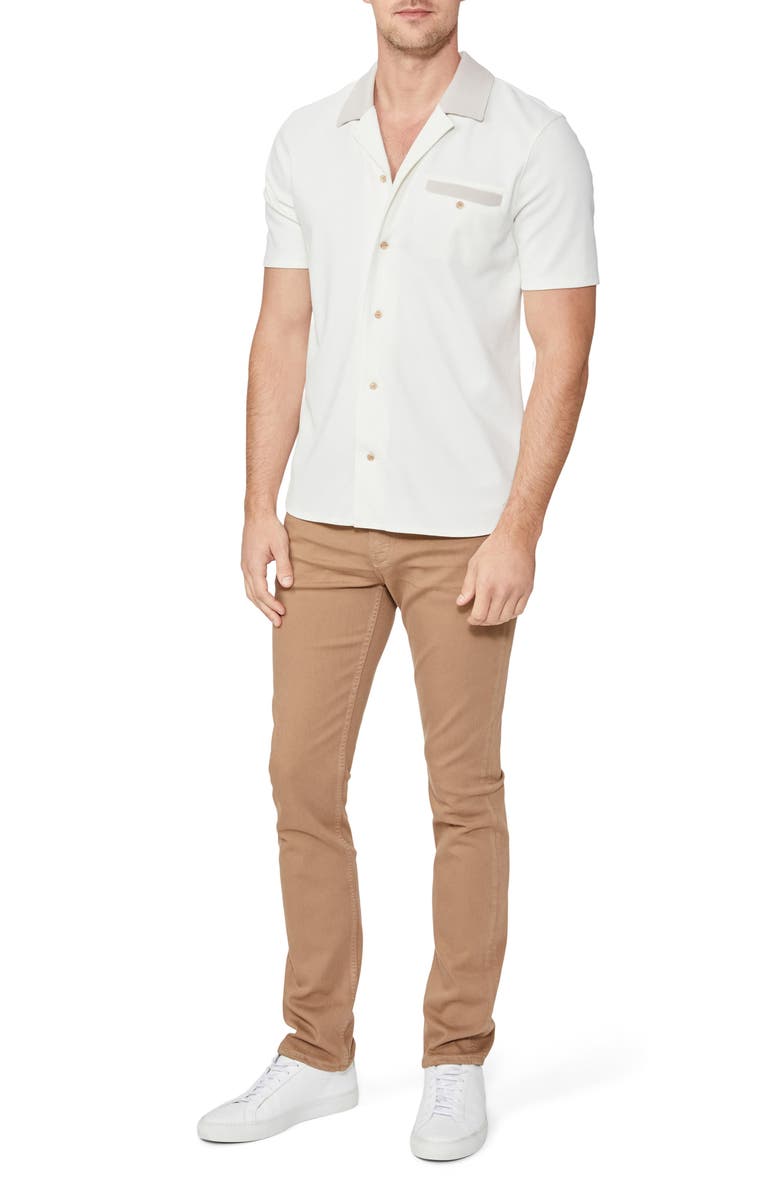 PAIGE Federal Transcend Slim Straight Leg Jeans, Alternate, color, Khaki Harvest