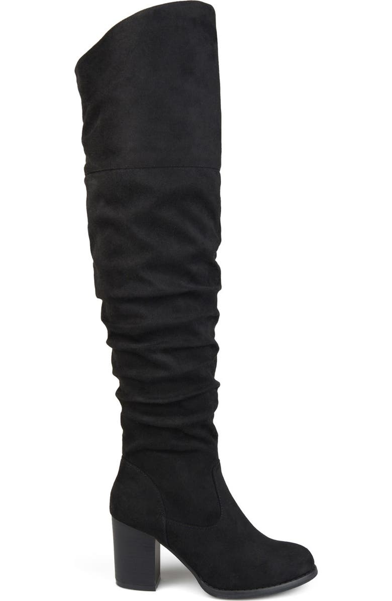 Journee Collection JOURNEE Kaison Ruched Tall Boot, Alternate, color,