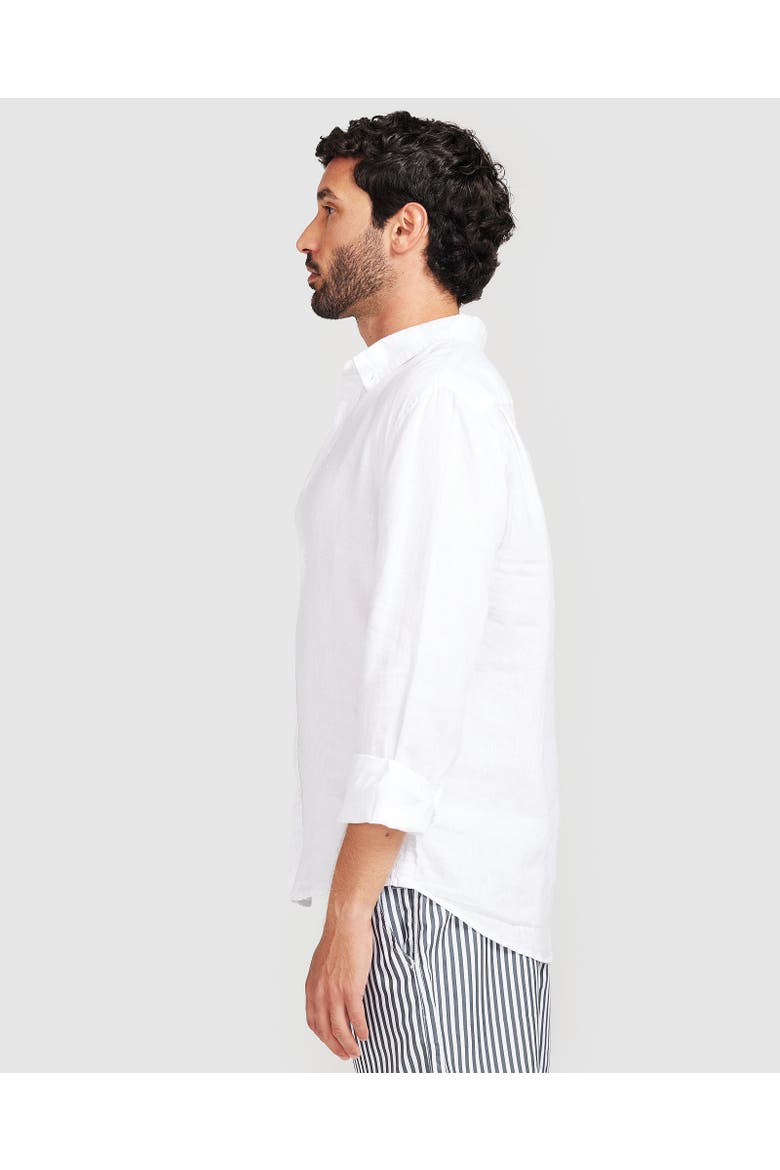 Linen Shirt, Alternate, color, White