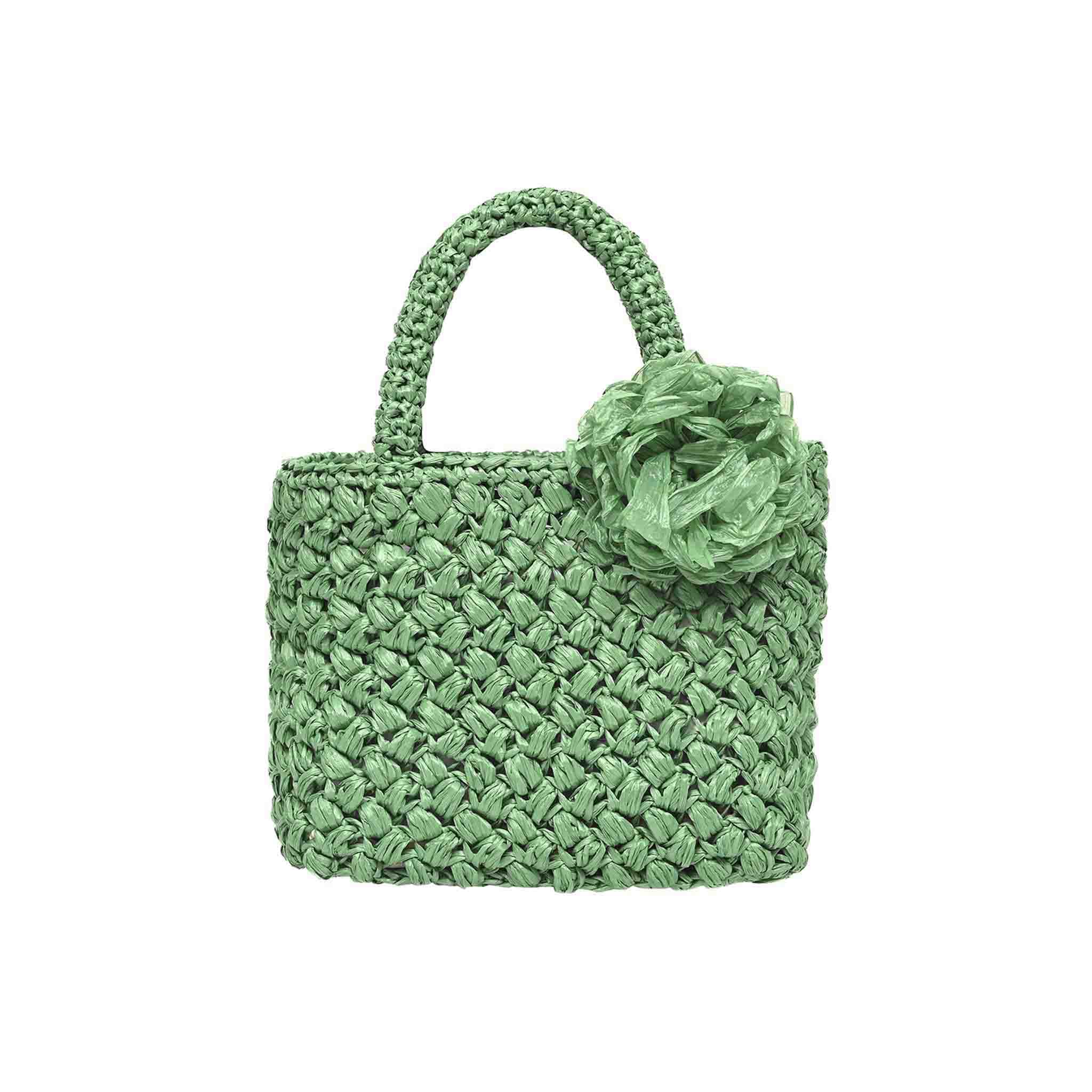 CARMEN SOL Amalfi Raffia, Main, color, Green