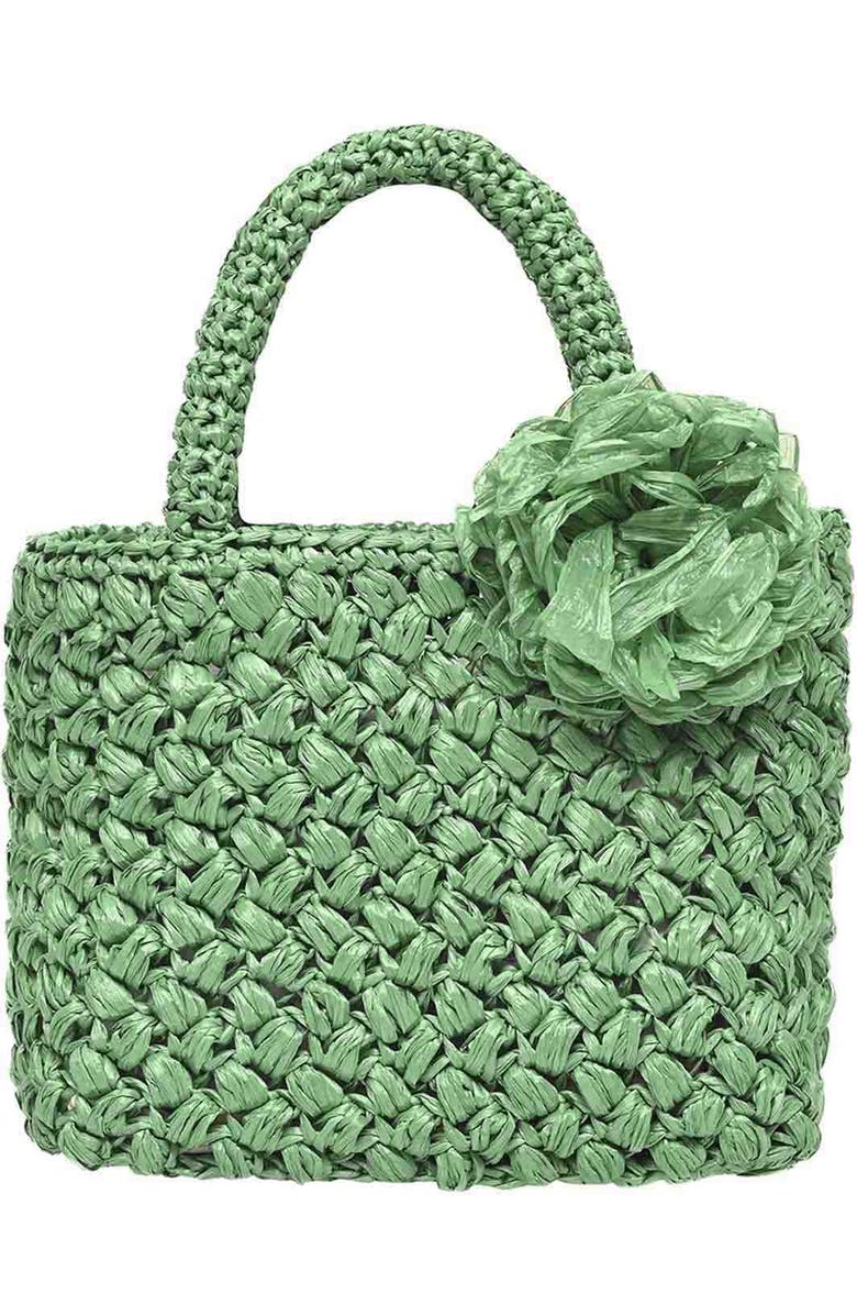 CARMEN SOL Amalfi Raffia, Main, color, Green