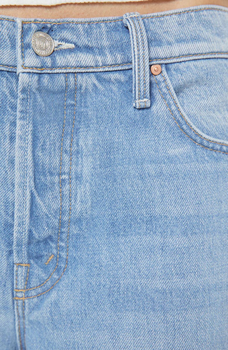 MOTHER The Rerun Zip Sneak Wide Leg Jeans, Alternate, color, Last Bite