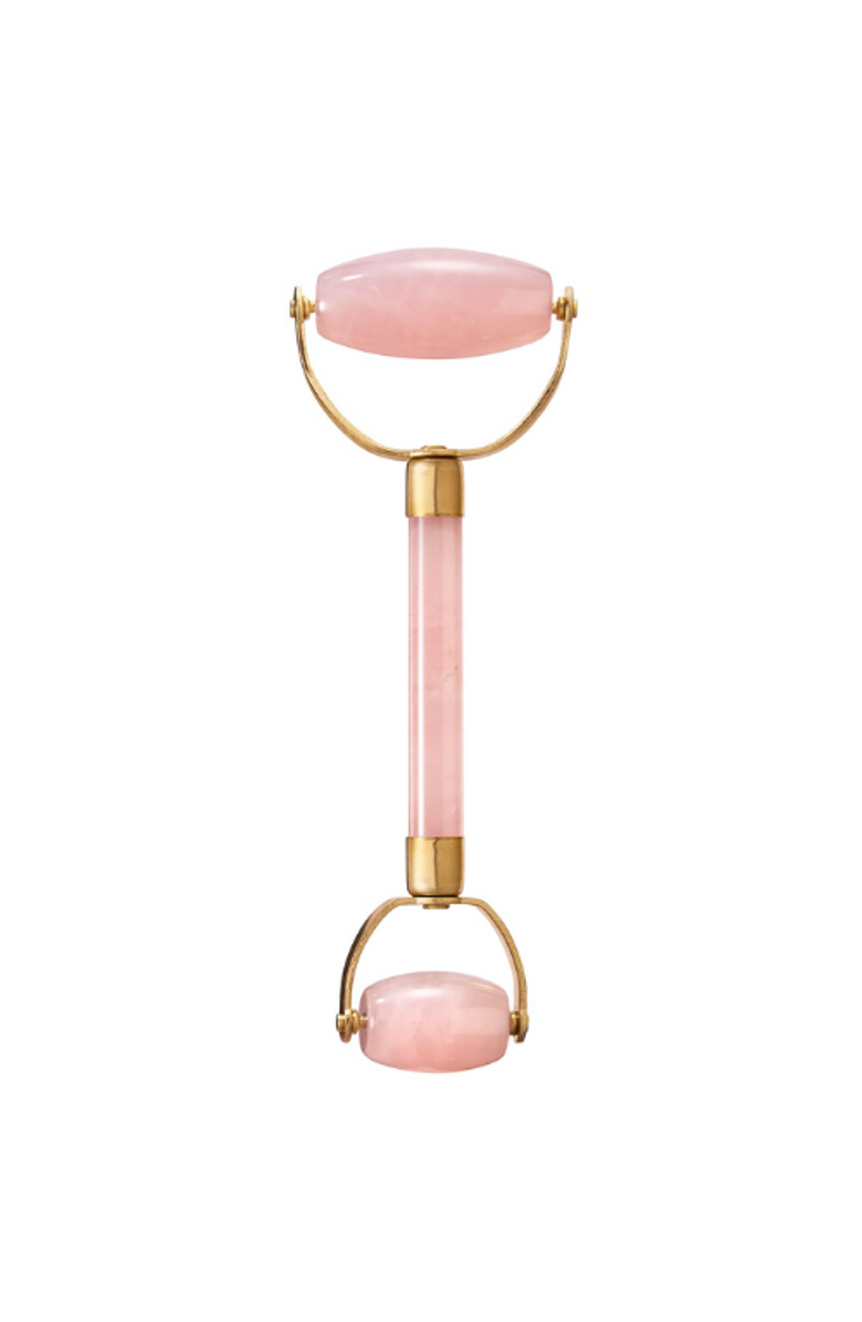 White Lotus Beauty Premium Rose Quartz Facial Roller, Main, color, Pink