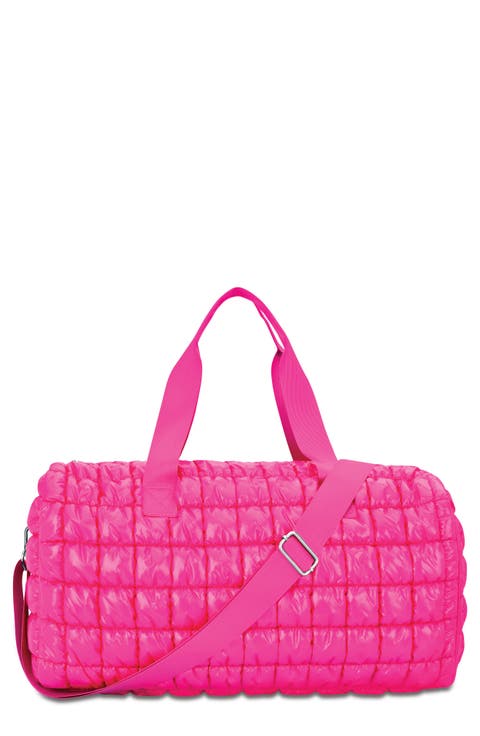 Kids' Shiny Puffer Duffel Bag