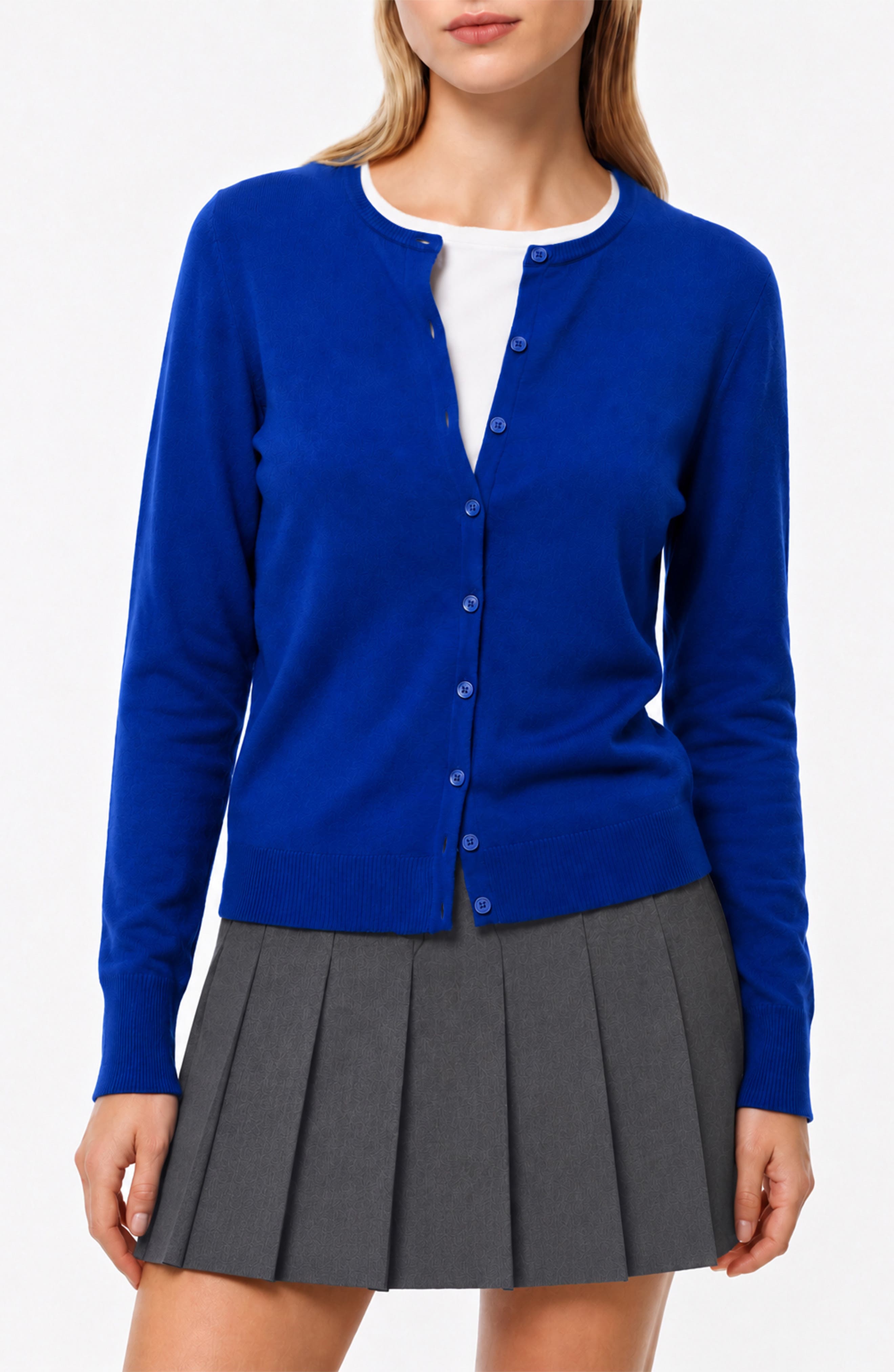 Love By Design Lightweight Garden Cardigan In Blue