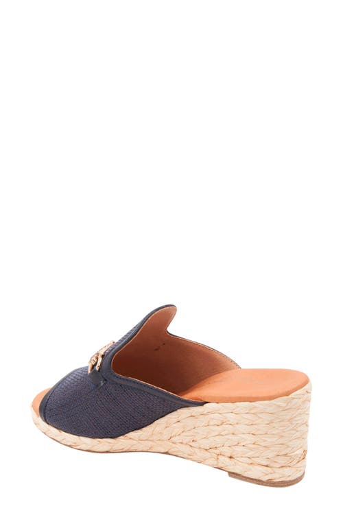 Andre Assous Women's Nomi Wedge Sandals In Navy