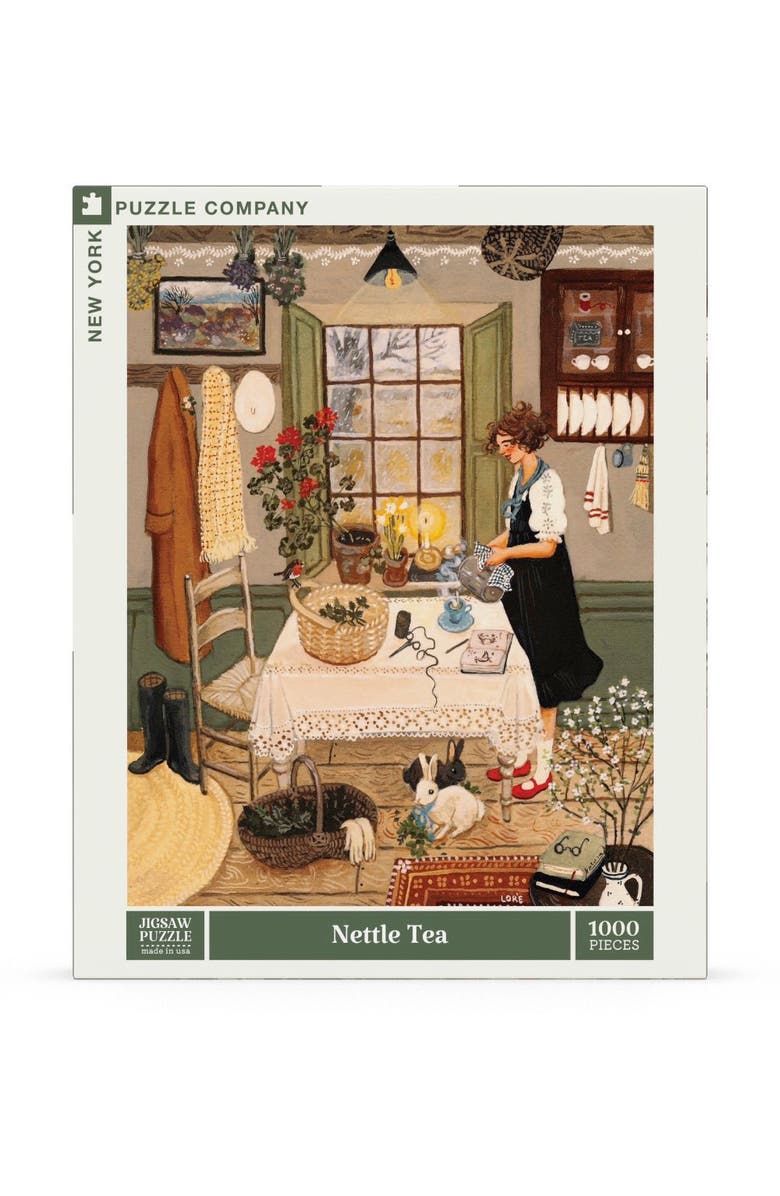 NEW YORK PUZZLE COMPANY Nettle Tea 1000 Piece Puzzle, Main, color, NO COLOR