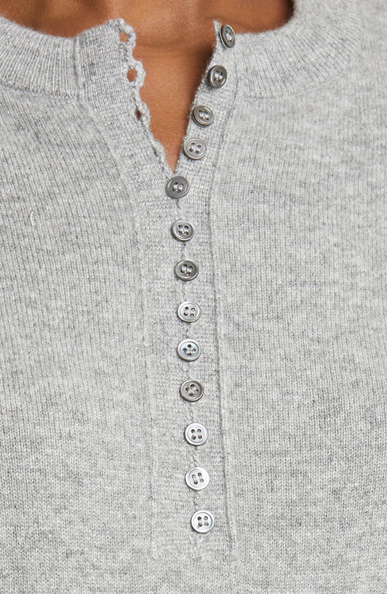 Theory Cashmere Henley Sweater, Alternate, color, 