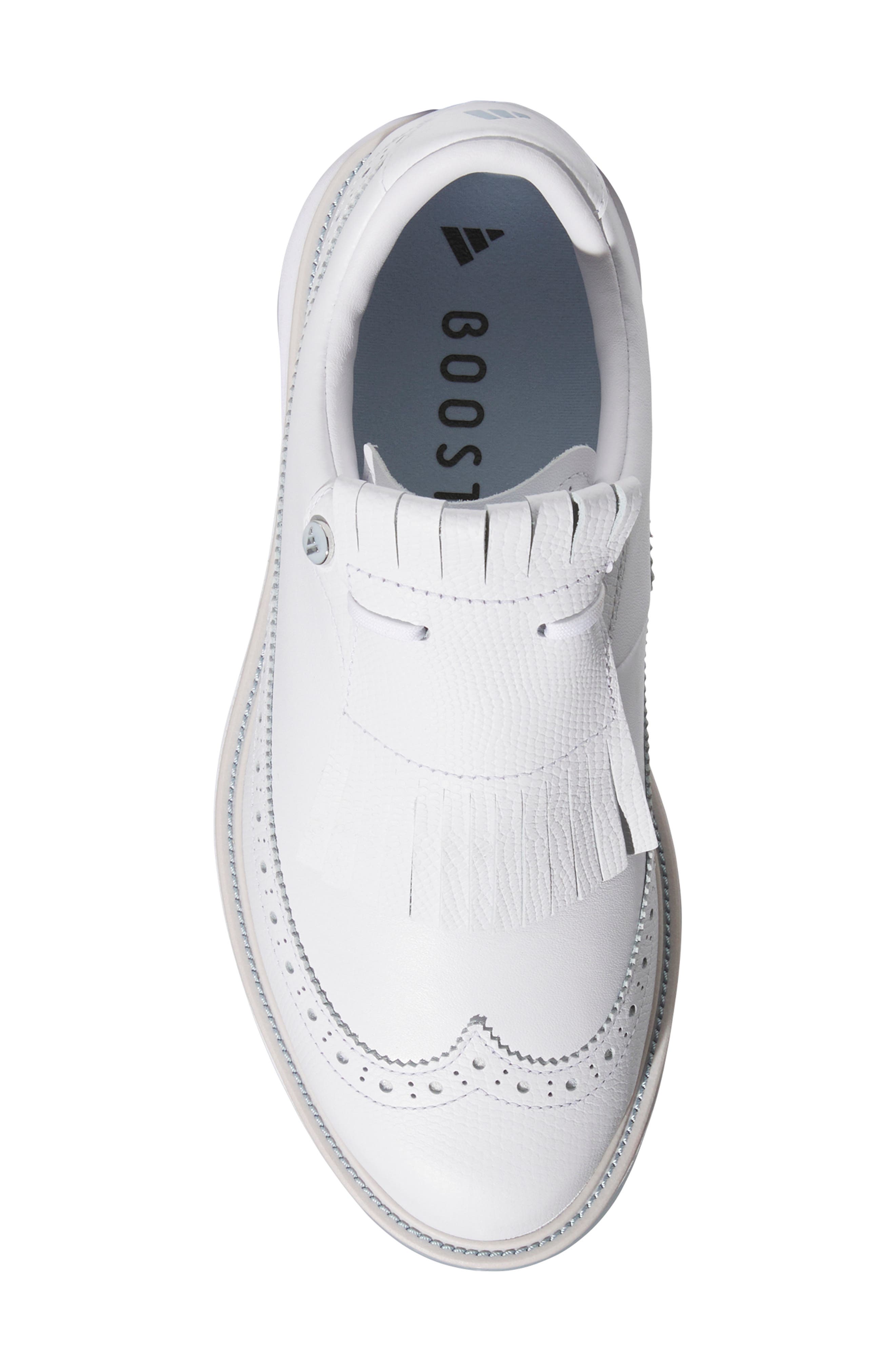 adidas MC Zoysia Spikeless Waterproof Golf Shoe, Alternate, color, Ftwwht/Won