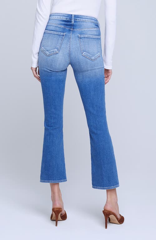L Agence L'agence Tati High Waist Crop Micro Bootcut Jeans In Hayward