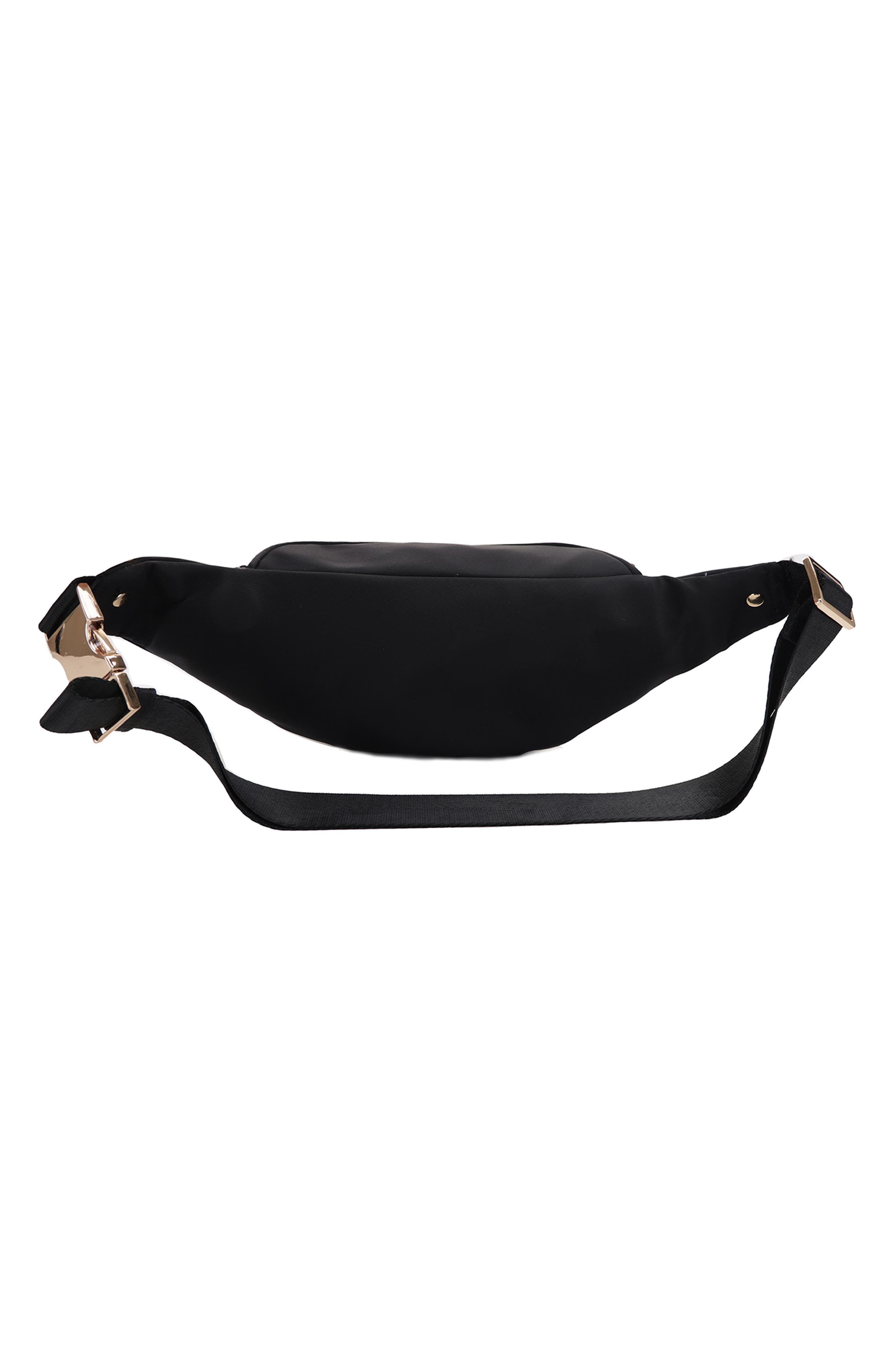 Mali + Lili Mila Nylon Belt Bag, Alternate, color, Black