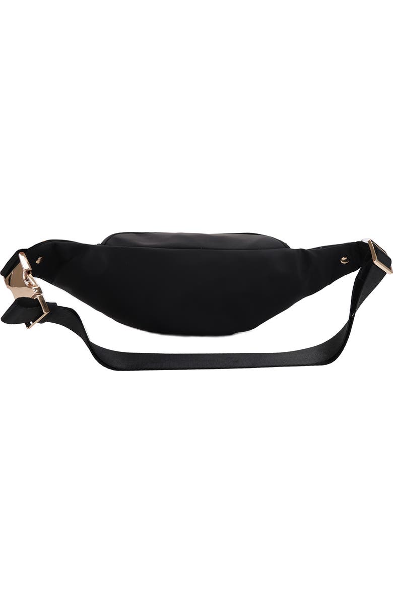 Mali + Lili Mila Nylon Belt Bag, Alternate, color, Black