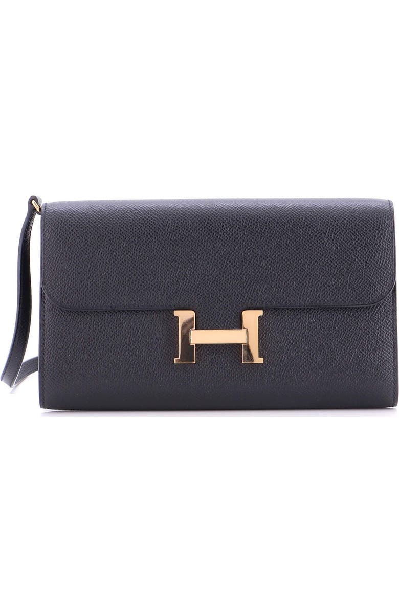 Pre-Owned Hermes Constance To Go Wallet Epsom, Main, color,