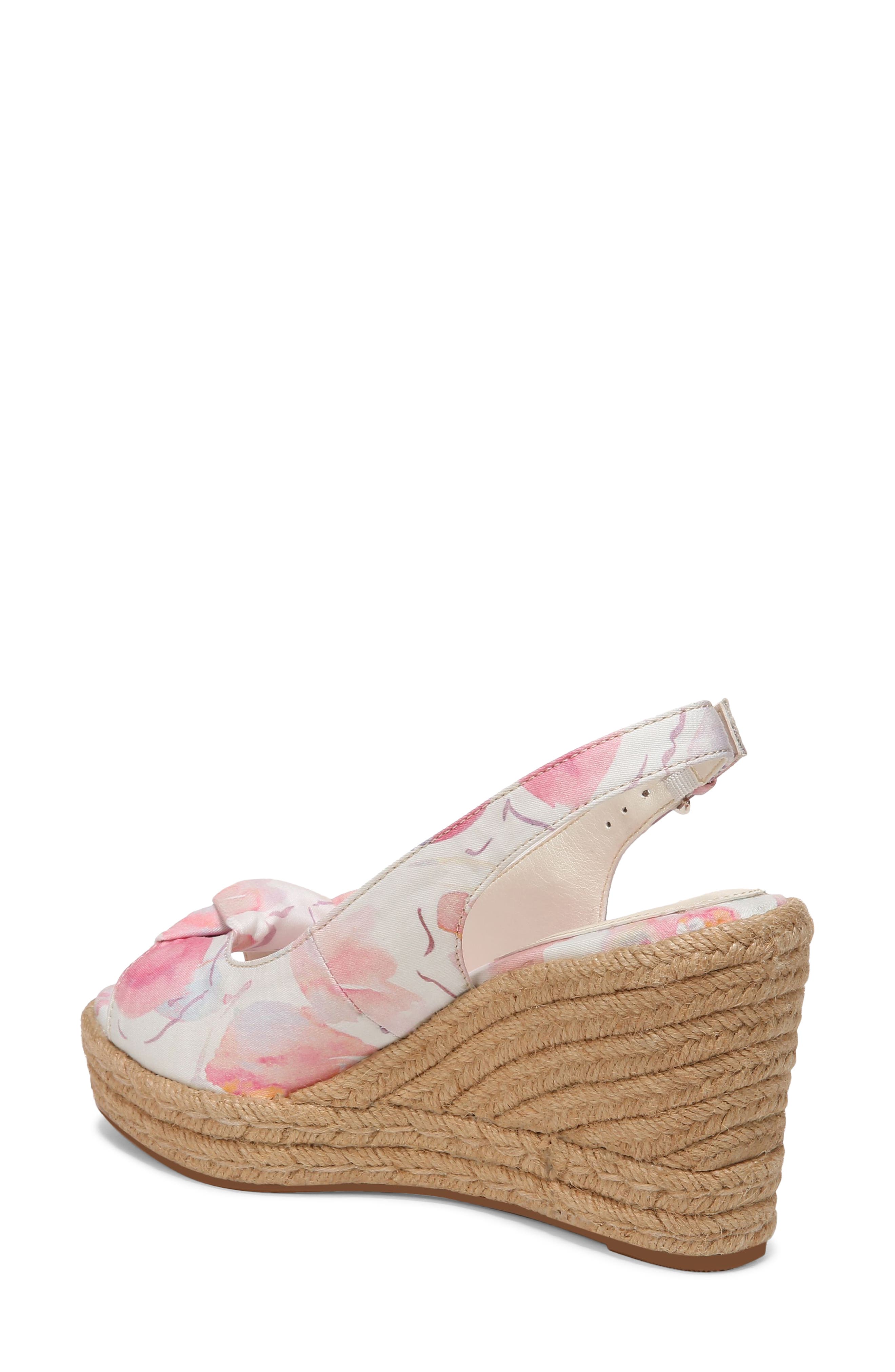 Naturalizer Bettina Slingback Espadrille Wedge Sandal, Alternate, color, 