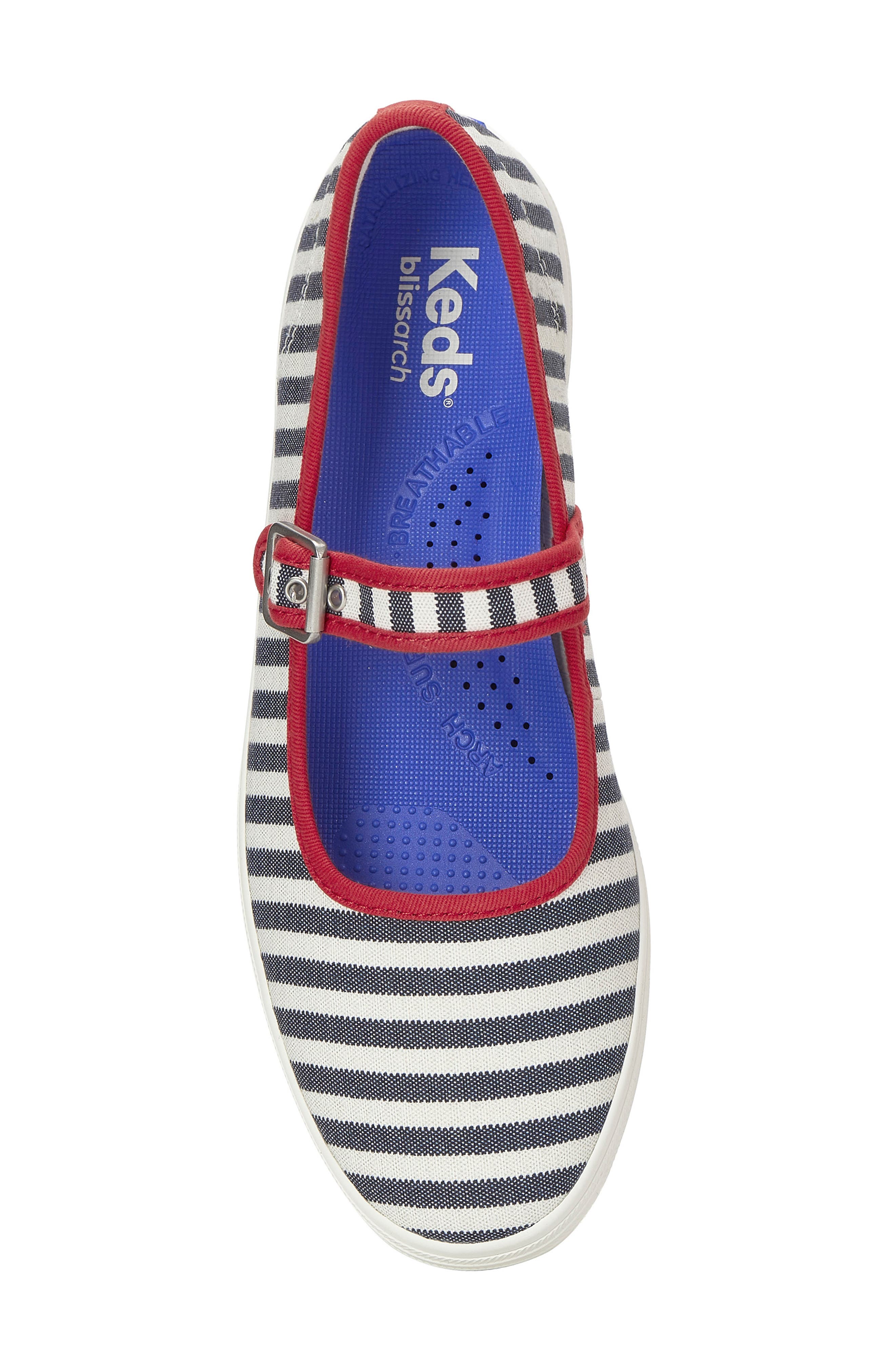 Keds<sup>®</sup> Maisie Mary Jane Sneaker, Alternate, color, White/ Navy