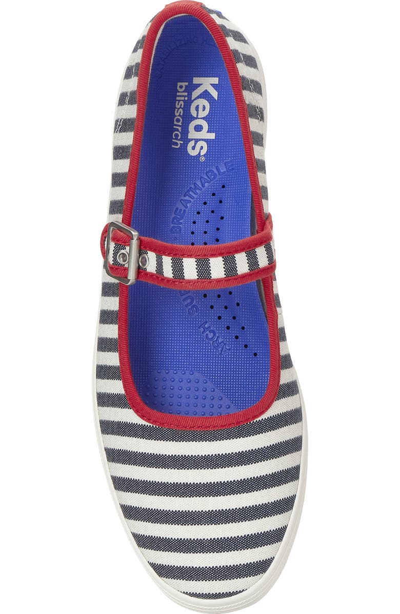 Keds<sup>®</sup> Maisie Mary Jane Sneaker, Alternate, color, White/ Navy