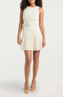 Cinq à Sept Charolette Sleeveless Belted Minidress