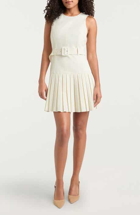 Cinq à Sept Charolette Sleeveless Belted Minidress