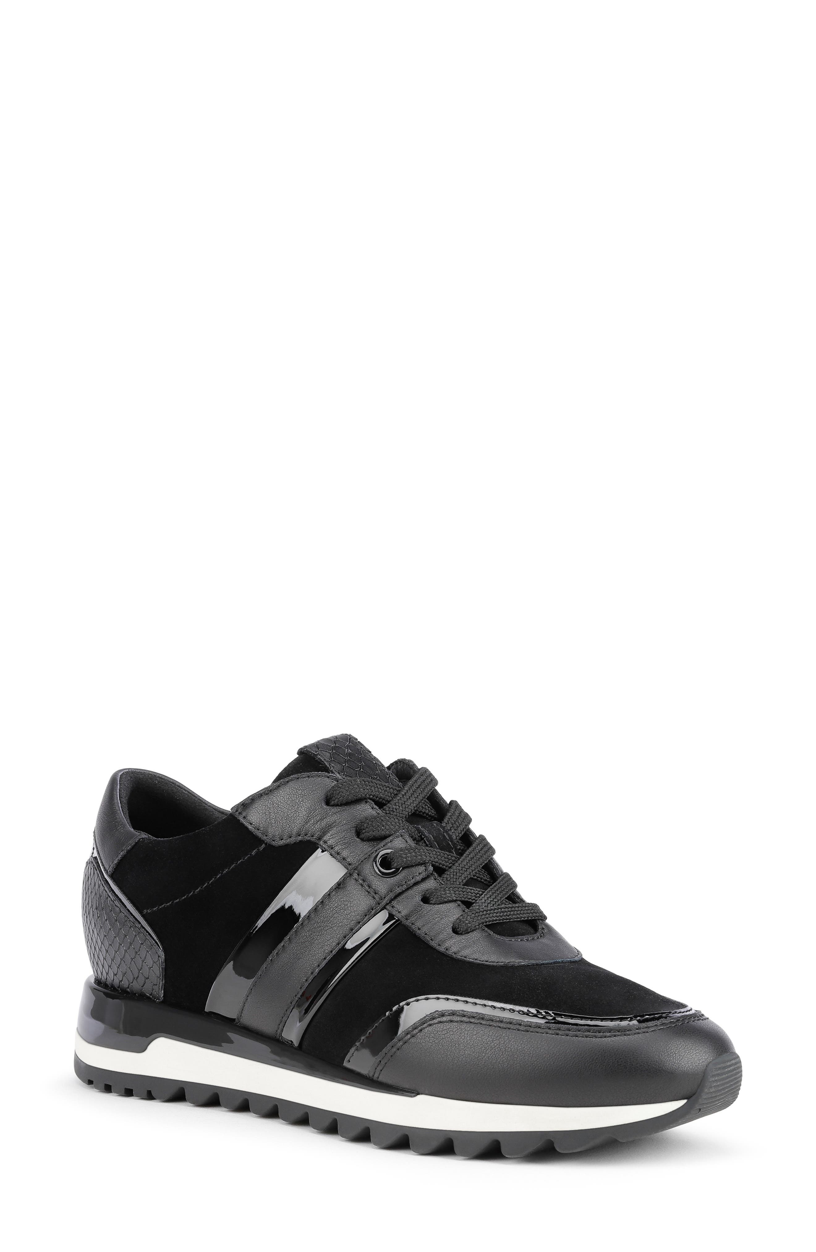 Geox Tabelya Waterproof Leather Sneaker (Women) | Nordstrom