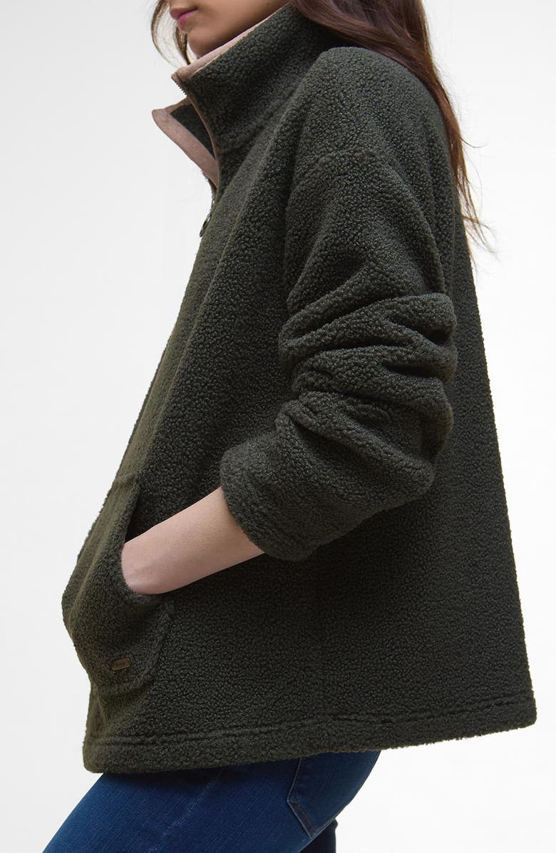 Barbour Bamburgh Fleece Half Zip Pullover, Alternate, color,